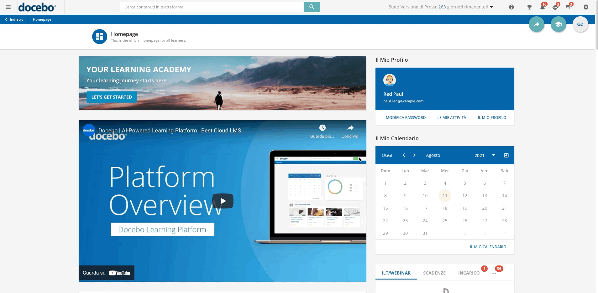 Importare le Checklist di osservazione come materiale didattico