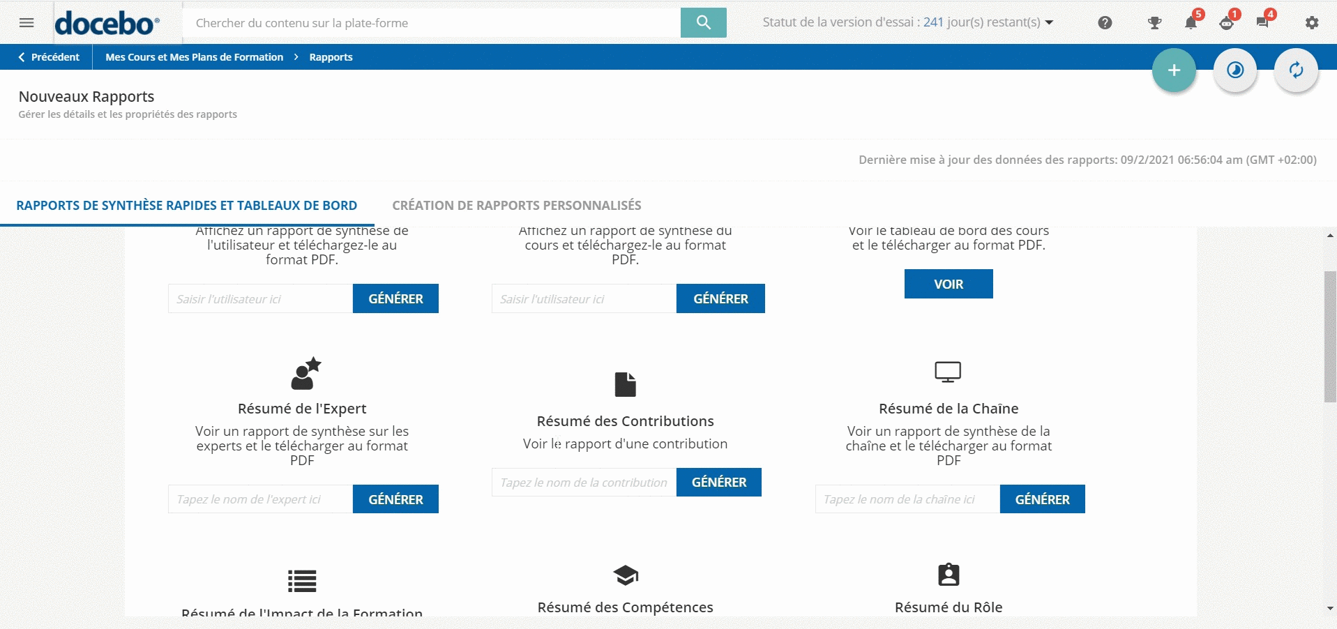 Résumé des contributions