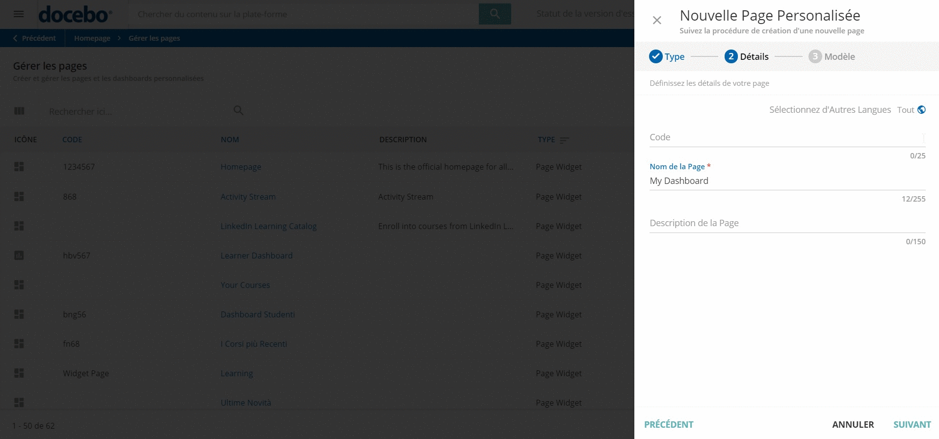 Utiliser le Selecteur Multi Langues