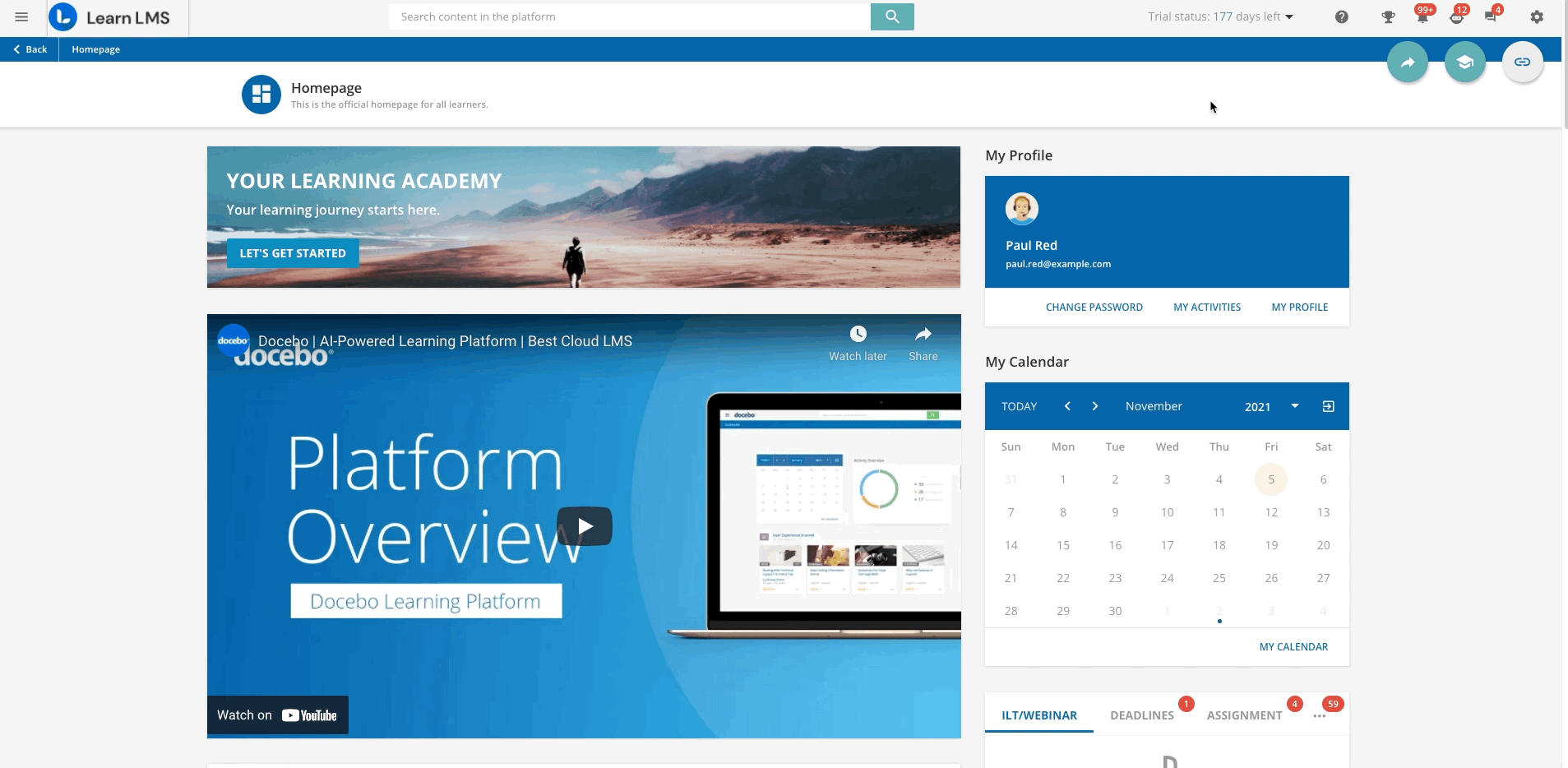 Notifications for your outdated content