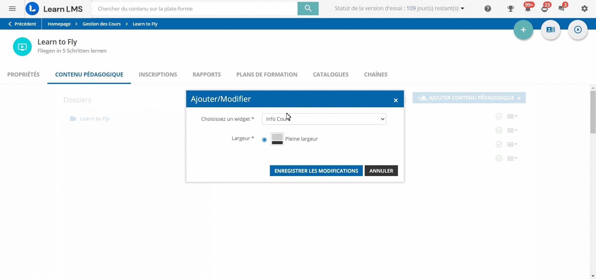 Widget questions et reponses