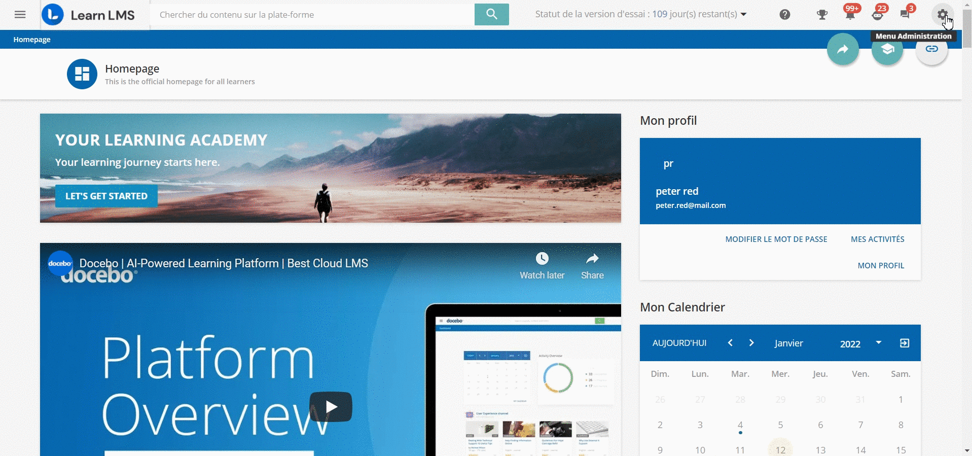 Ajouter du contenu pédagogique