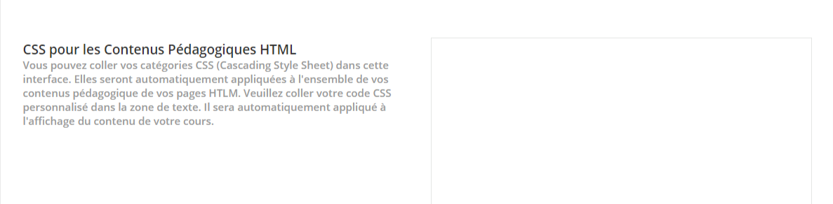 CSS pour les Contenus Pédagogiques HTML