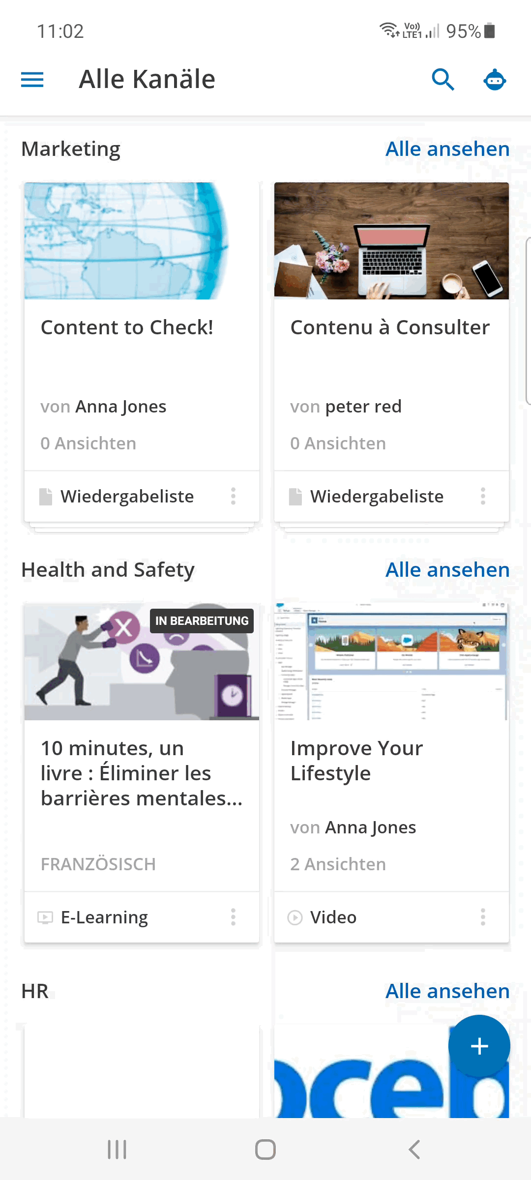 Herunterladen und Abspielen von Offline-Inhalten
