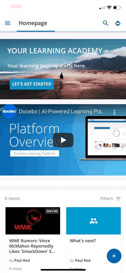 Navigating and Using Your Go.Learn App – Docebo Help & Support