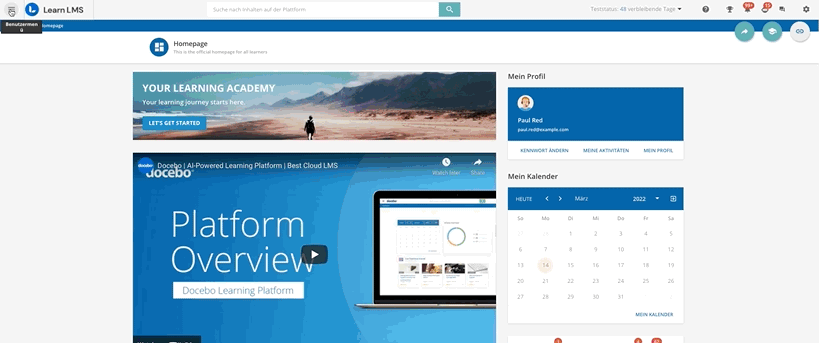 Selbsteinschreibung in Kurse über Kanäle