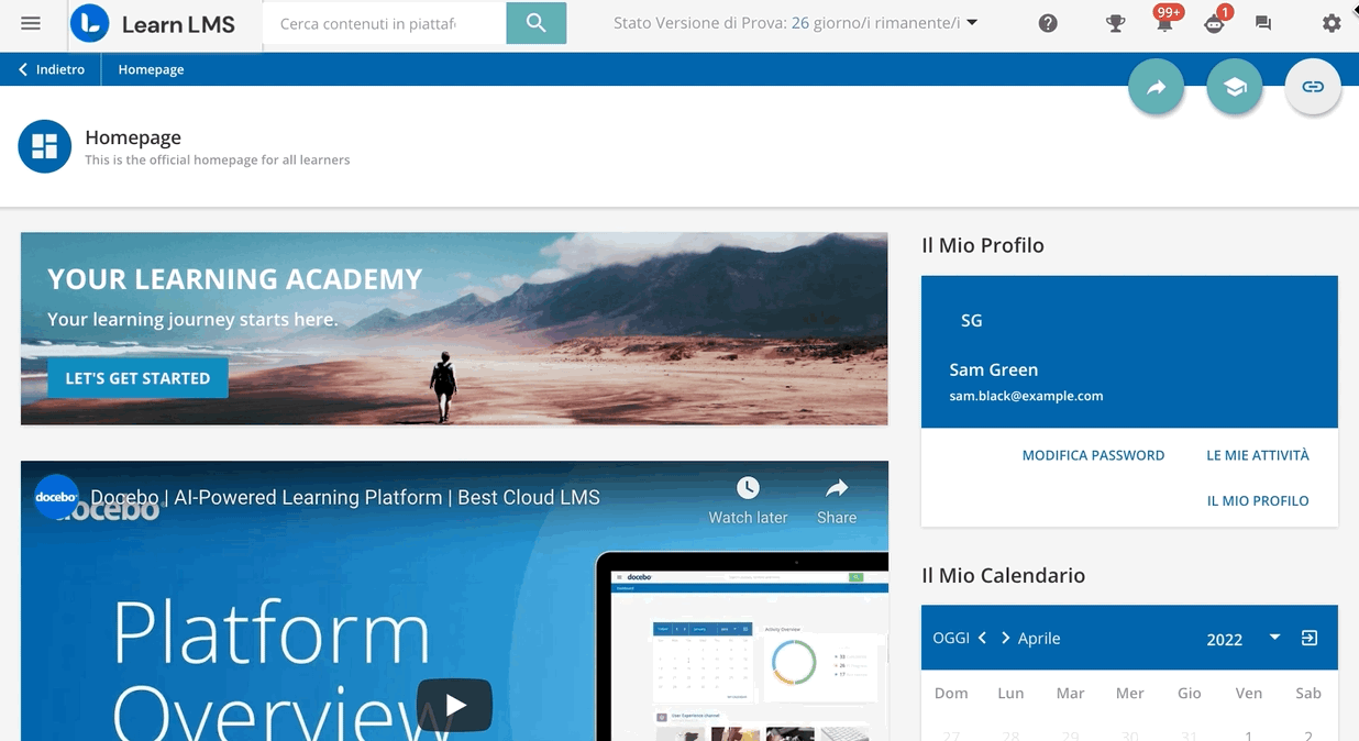 Registrare una Nuova Attività