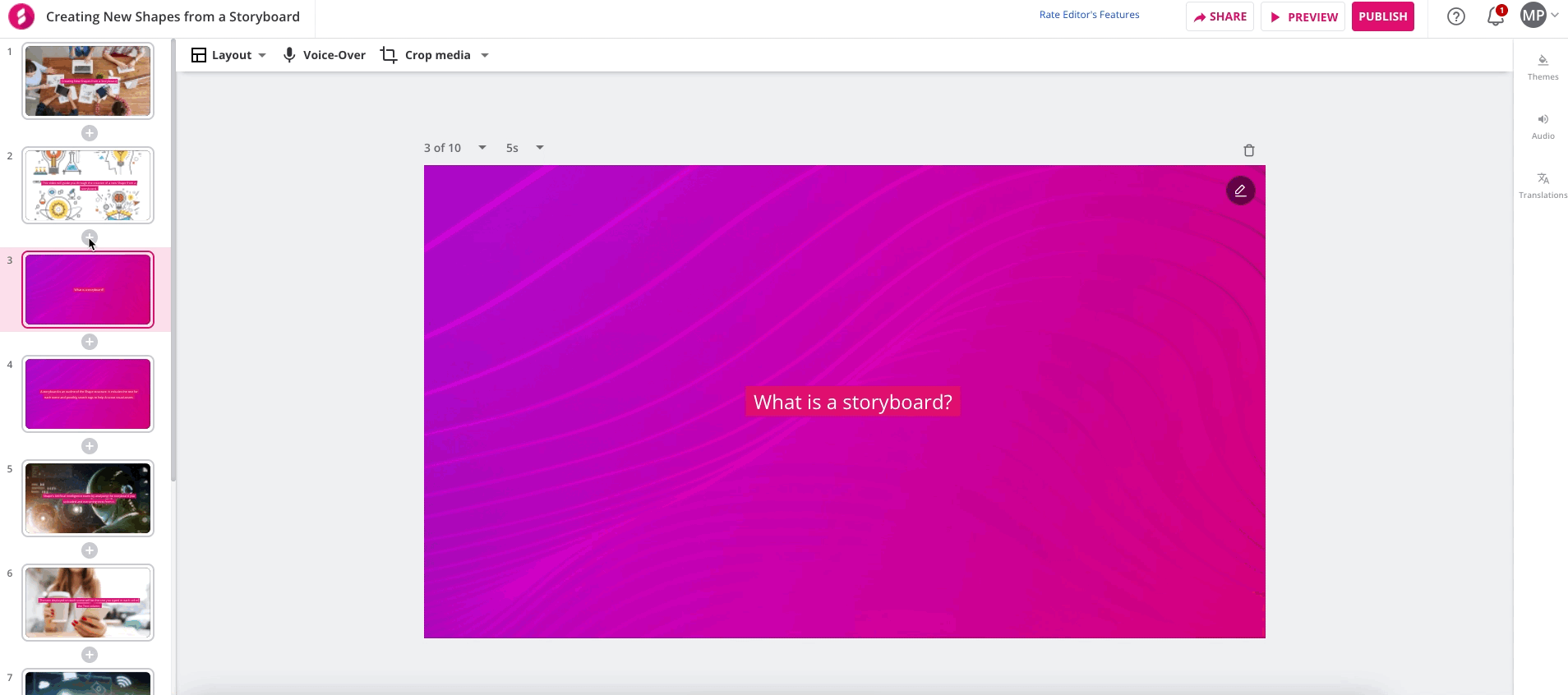 Creating and Managing Quiz Scenes