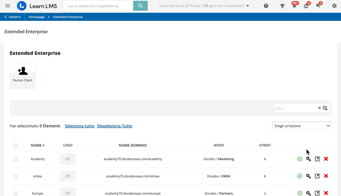 Configurare Aspetto e Branding del Client