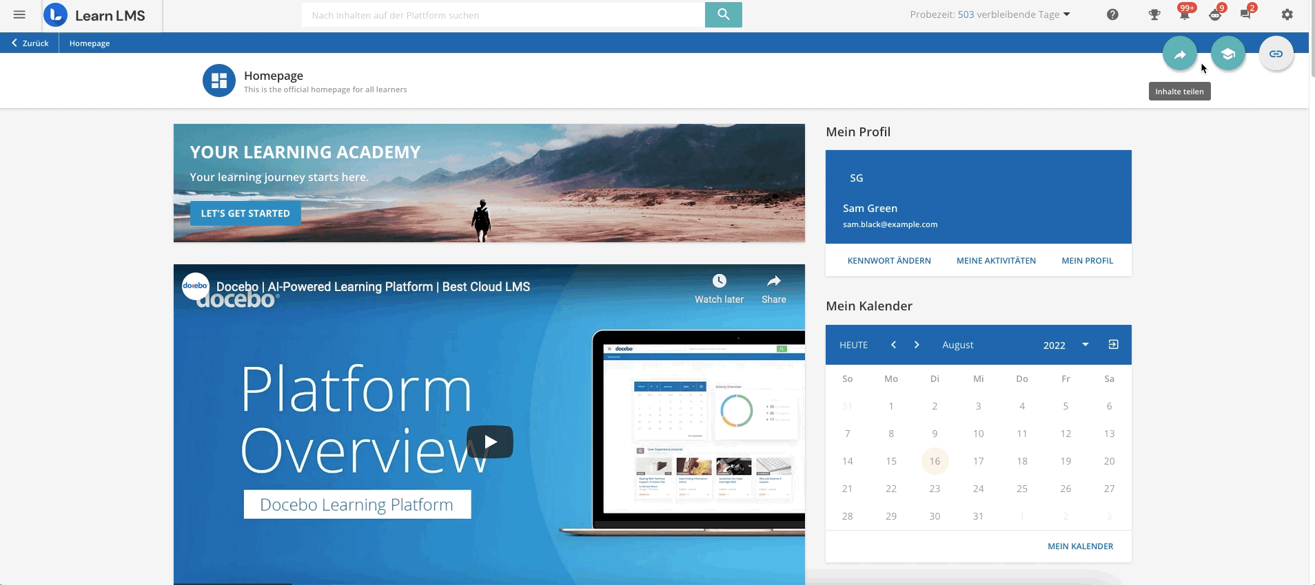 Verwalten von Menüs