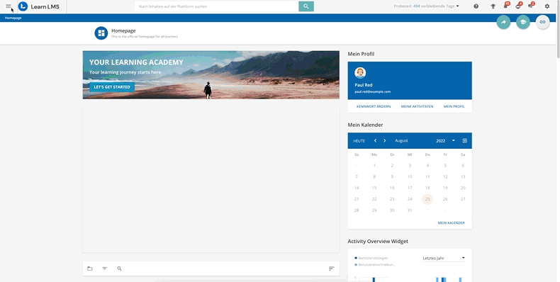 Hinzufügen eines Assets zu einer Wiedergabeliste