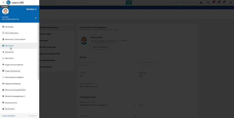 Hinzufügen von Kursen zu einer Wiedergabeliste