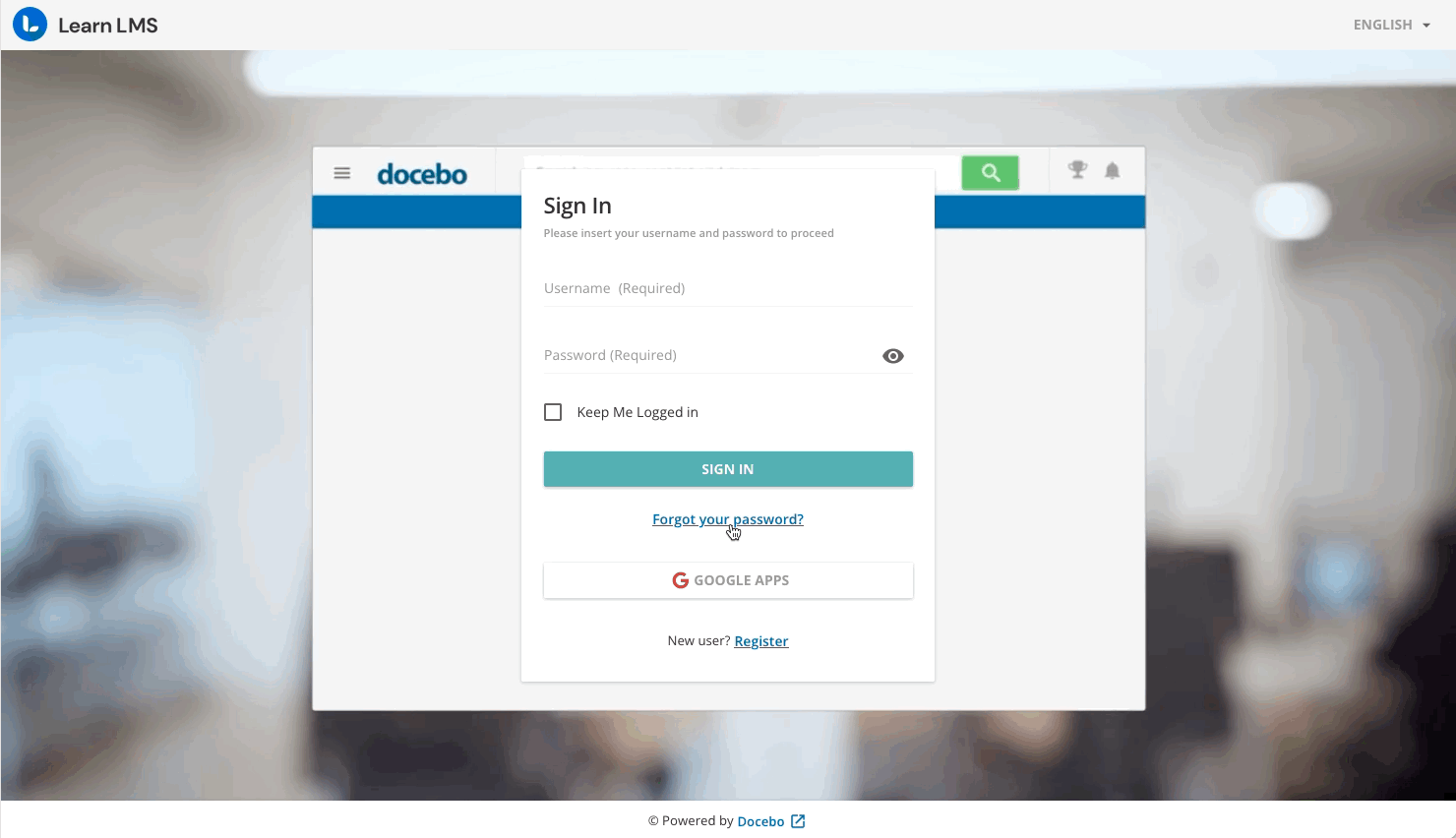 Retrieving a Lost Password